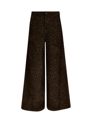 Wide leg Apricot brązowy