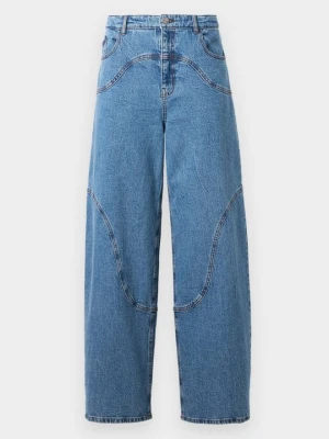 Wide leg BAUM UND PFERDGARTEN jasnoniebieski denim