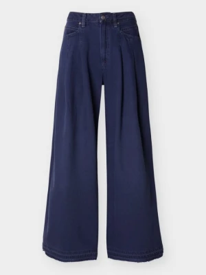 Wide leg Boss ciemnoniebieski