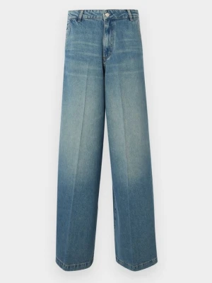 Wide leg Boss niebieski denim