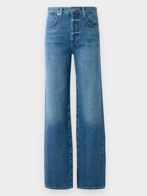 Wide leg Citizens of Humanity niebieski denim