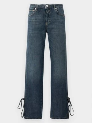 Wide leg Closed niebieski
