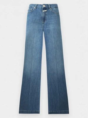 Wide leg Closed niebieski