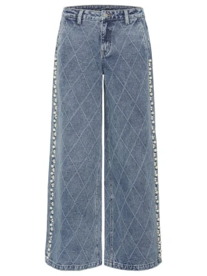 Wide leg Culture jasnoniebieski