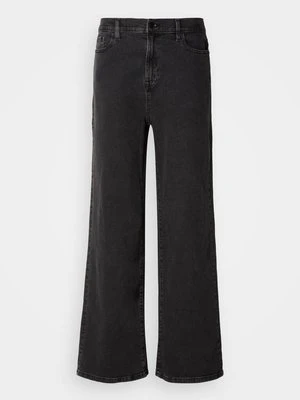 Wide leg DKNY niebieski