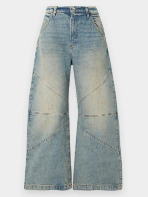 Wide leg EB DENIM niebieski denim