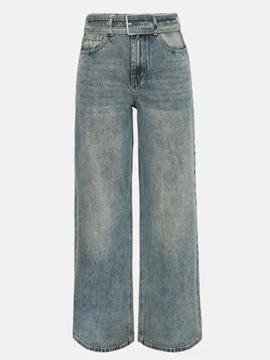Wide leg Even&Odd jasnoniebieski denim
