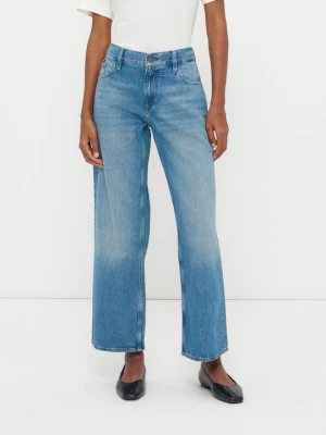 Jeansy wide leg G-Star niebieski