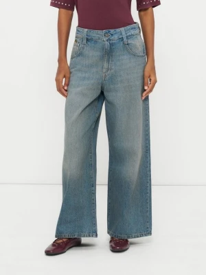 Wide leg G-Star niebieski denim