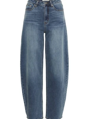 Wide leg Gestuz niebieski denim