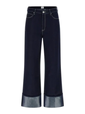 Wide leg Guess granatowy