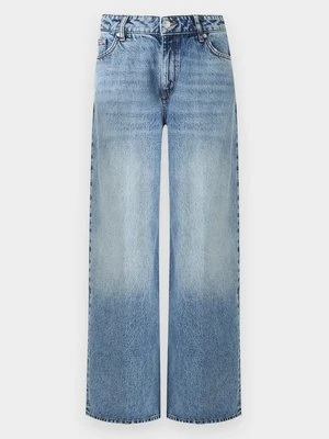 Wide leg Hugo niebieski