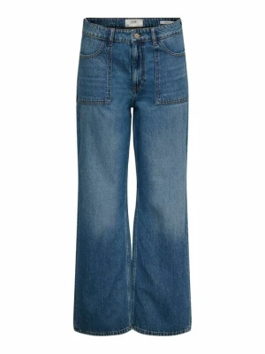 Wide leg JDY niebieski denim