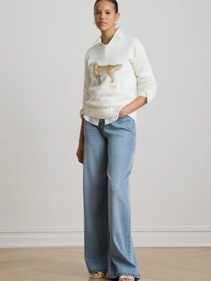 Wide leg Lauren Ralph Lauren jasnoniebieski denim