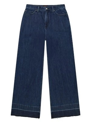 Wide leg Lee ciemnoniebieski