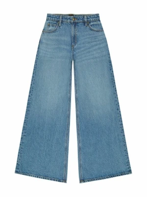 Wide leg Lee niebieski