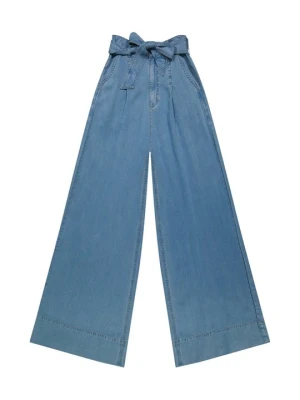 Wide leg Lee niebieski