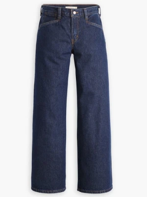 Jeansy wide leg Levi's ciemnoniebieski