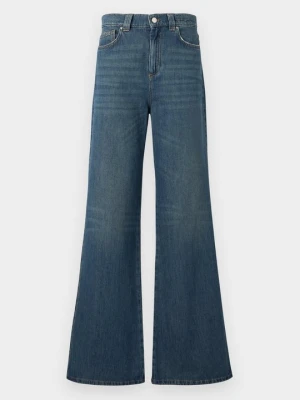 Wide leg Marella granatowy