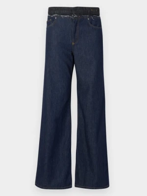 Wide leg Marella niebieski denim