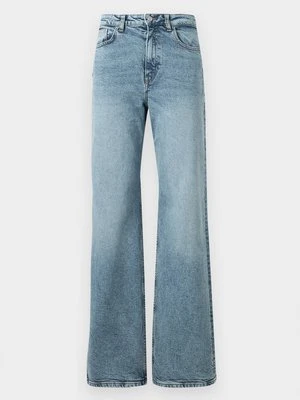 Wide leg Only niebieski denim