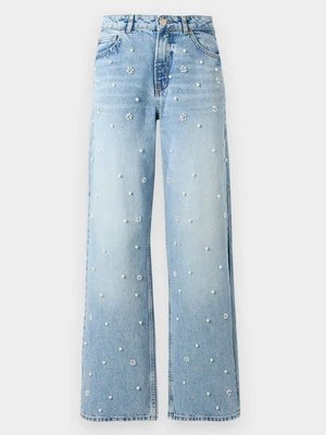 Wide leg Only jasnoniebieski denim
