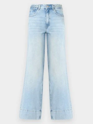Wide leg Only jasnoniebieski denim