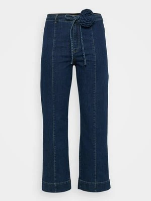 Wide leg ONLY Carmakoma ciemnoniebieski