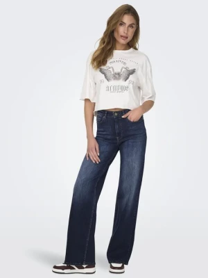 Wide leg Only ciemnoniebieski