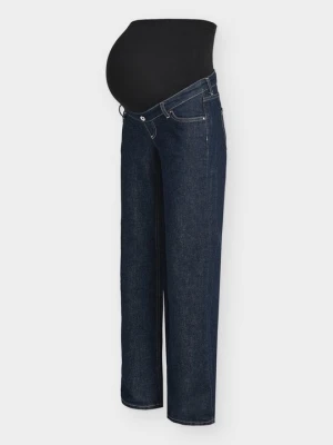 Jeansy wide leg Only ciemnoniebieski