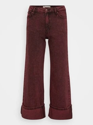 Wide leg Only bordowy