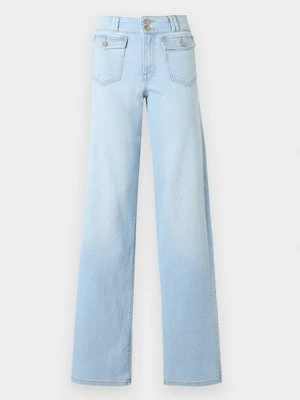 Wide leg Only jasnoniebieski denim