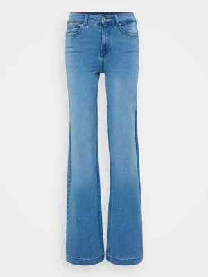 Wide leg Only niebieski denim