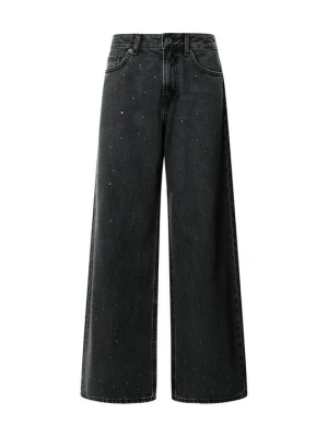 Wide leg Pepe Jeans niebieski denim