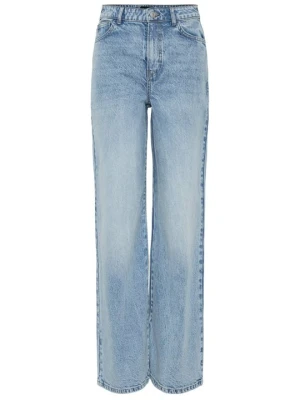 Wide leg Pieces jasnoniebieski denim