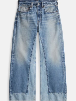 Wide leg Polo Ralph Lauren niebieski