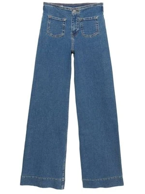 Wide leg PULL&BEAR niebieski denim