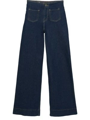 Wide leg PULL&BEAR ciemnoniebieski