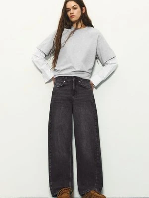 Wide leg PULL&BEAR szary