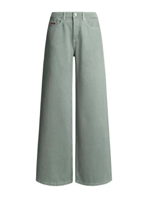 Wide leg Red Bull zielony