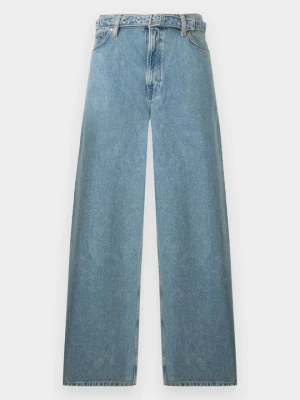 Wide leg Samsøe Samsøe jasnoniebieski denim