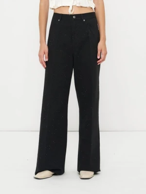 Wide leg Sandro czarny