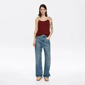 WIDE LEG - Spodnie dżinsowe niebieskie denim BIMBA Y LOLA