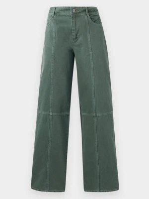 Wide leg Stine Goya ciemnozielony