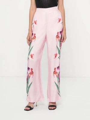 Wide leg Ted Baker jasnoróżowy