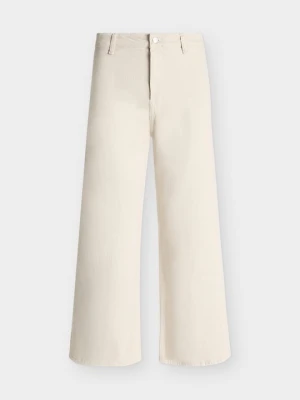 Wide leg Tommy Hilfiger beżowy