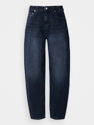 Wide leg Tommy Jeans ciemnoniebieski