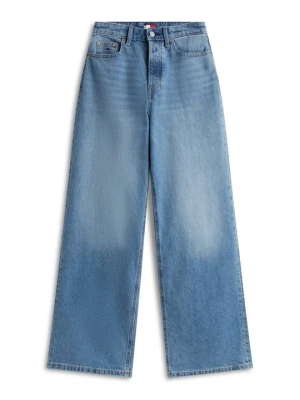 Jeansy wide leg Tommy Jeans jasnoniebieski denim