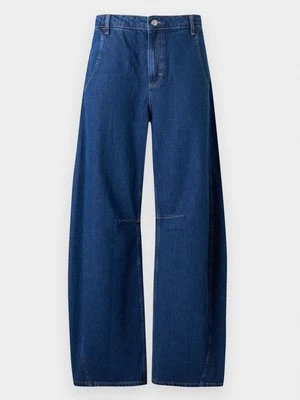 Wide leg Topshop niebieski denim