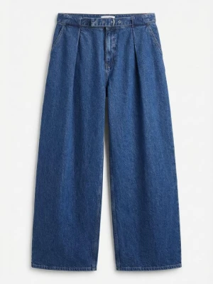 Wide leg Topshop ciemnoniebieski